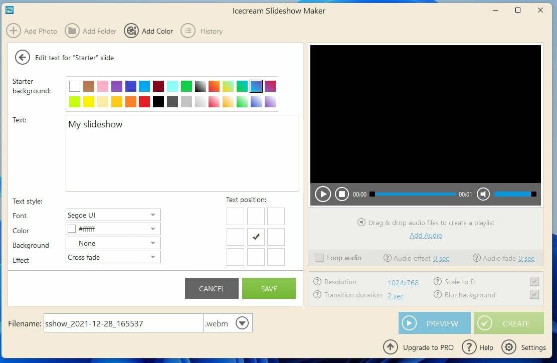 如何用Windows 11制作带音乐的幻灯片？