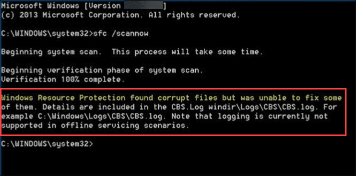 5种修复Windows资源保护发现损坏文件的方法
