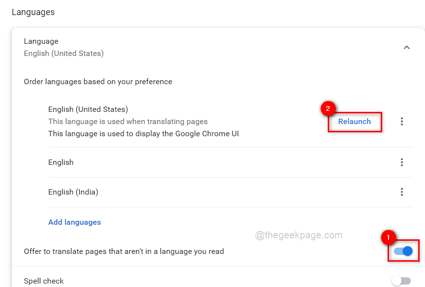 如何在 Windows PC 上更改 Google Chrome 中的显示语言