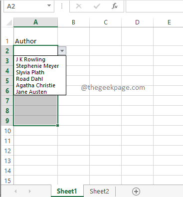 如何在 Microsoft Excel 中添加下拉菜单
