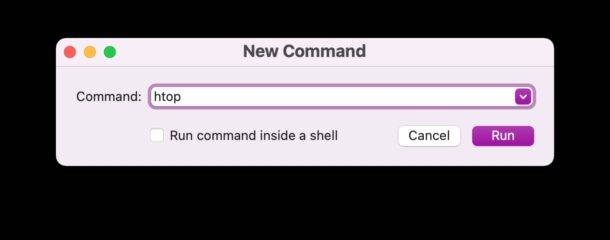 如何通过 Mac Dock 运行新的终端命令？