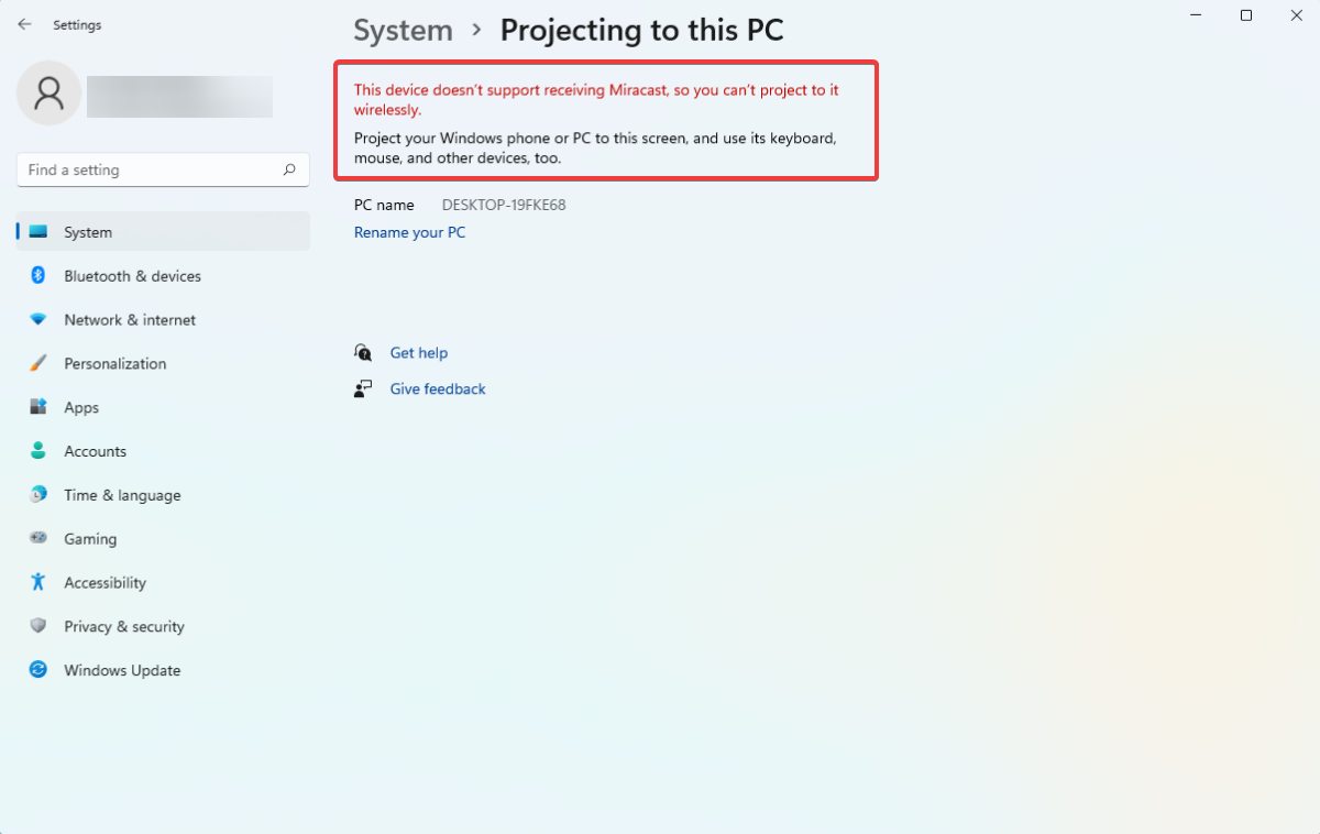 4 个Windows 11中的无线显示器安装失败的简单提示