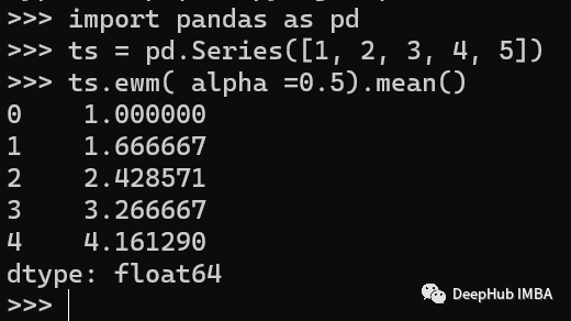 Python和Pandas示例代码：时间序列特征提取