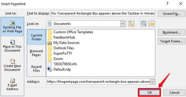 在 MS Word 中如何添加屏幕提示？