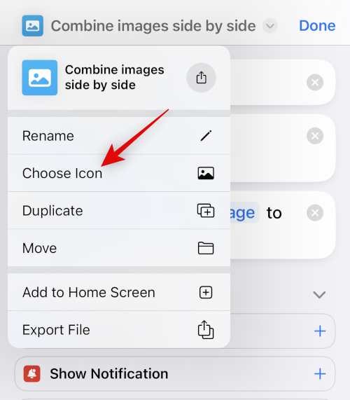 如何在 iPhone 上同时显示两张图片？