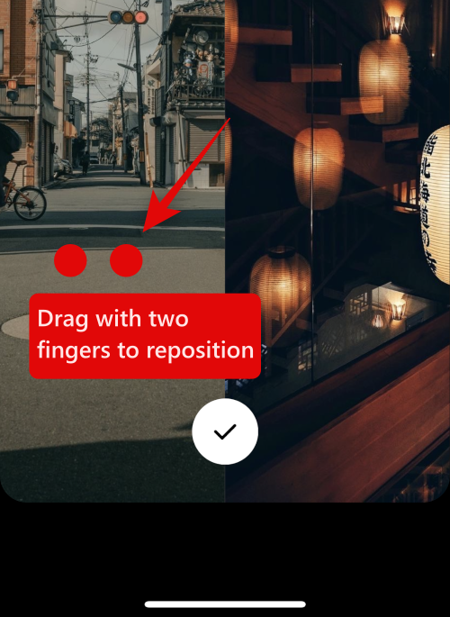 如何在 iPhone 上同时显示两张图片？