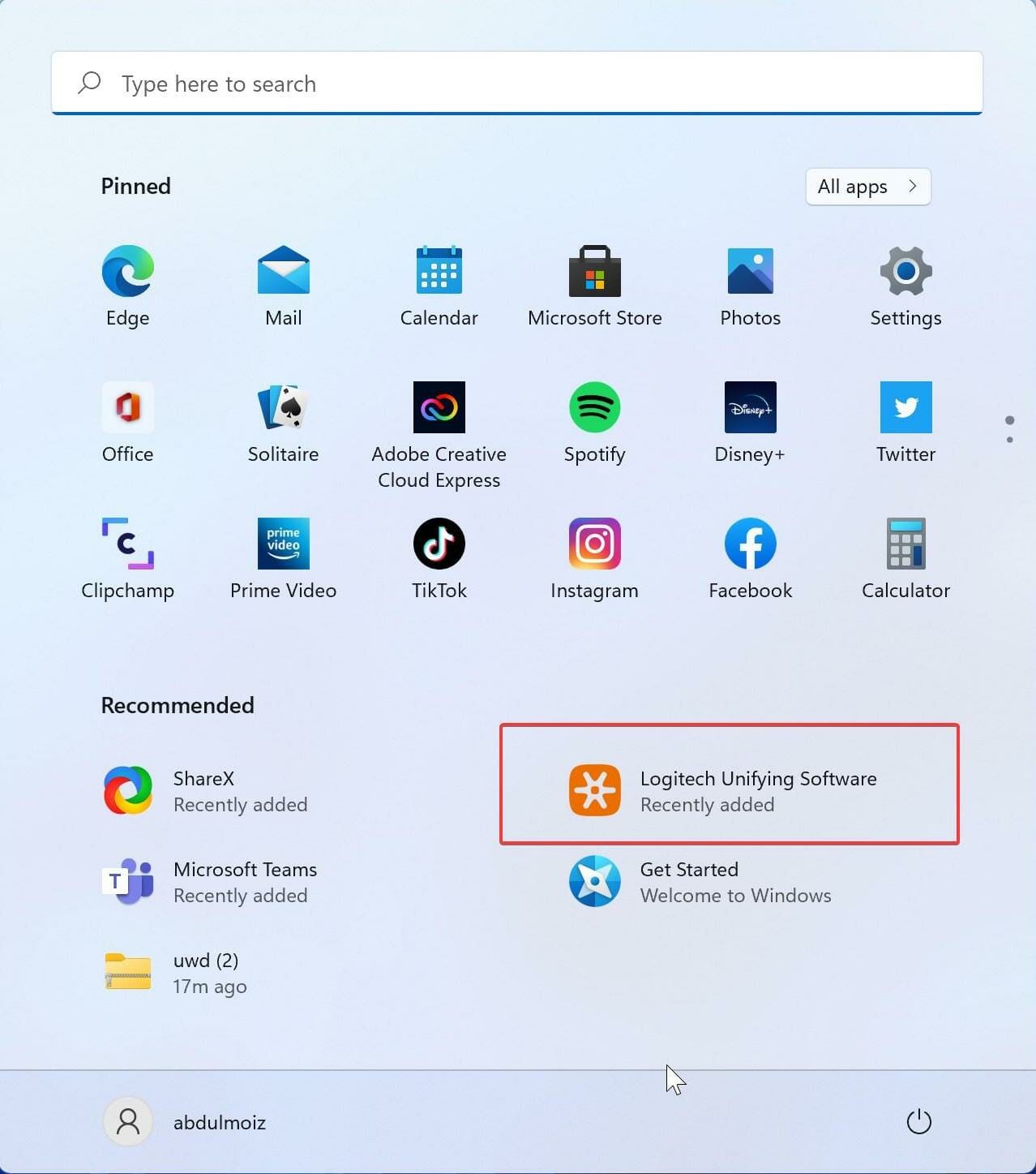 在Windows 11中下载和安装罗技Unifying软件的步骤