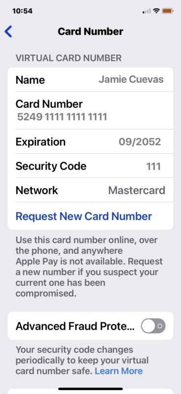 如何查看和获取 Apple Card 的卡号和有效期？