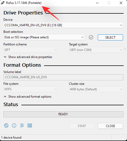 创建 Windows 11 可启动 USB 驱动器时如何在 Rufus 中禁用 TPM 和安全启动