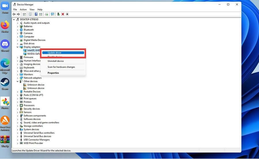 如何更新 Windows 11 计算机上的图形驱动程序