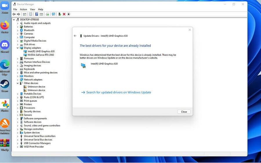 如何更新 Windows 11 计算机上的图形驱动程序