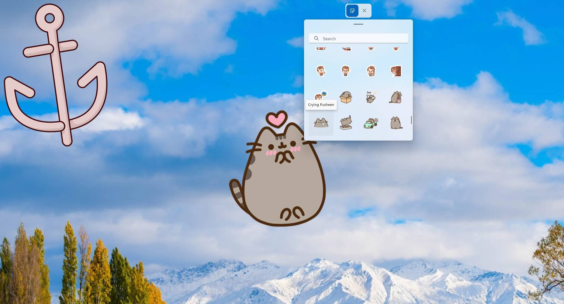 Windows 11 22H2的秘密功能：桌面贴纸体验