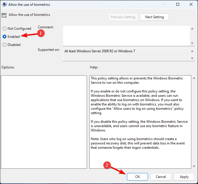 如何修复Windows 11中面部识别无法使用的问题？