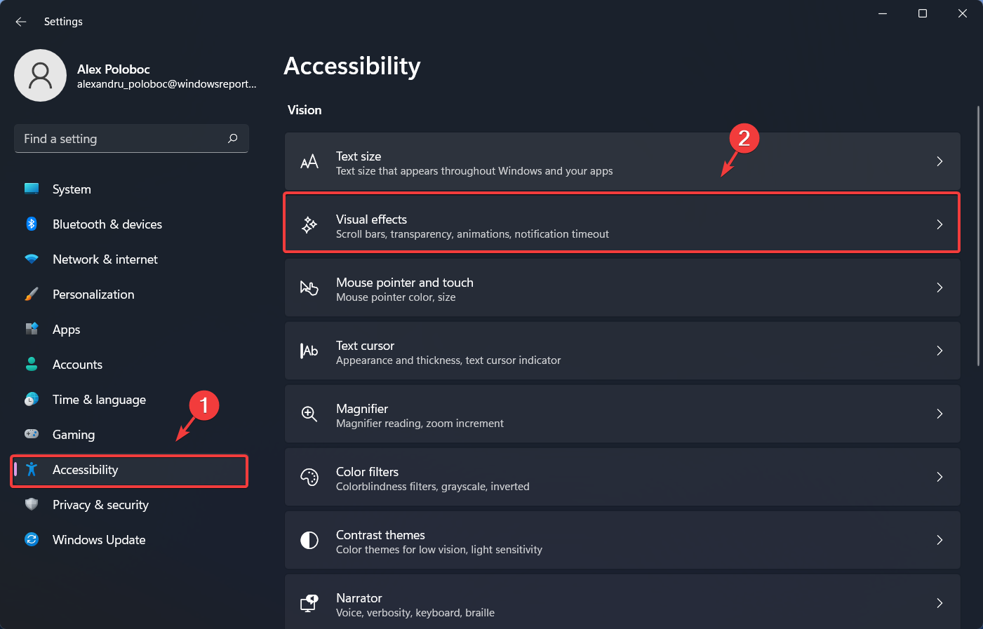 如何关闭 Windows 11 的动画效果？