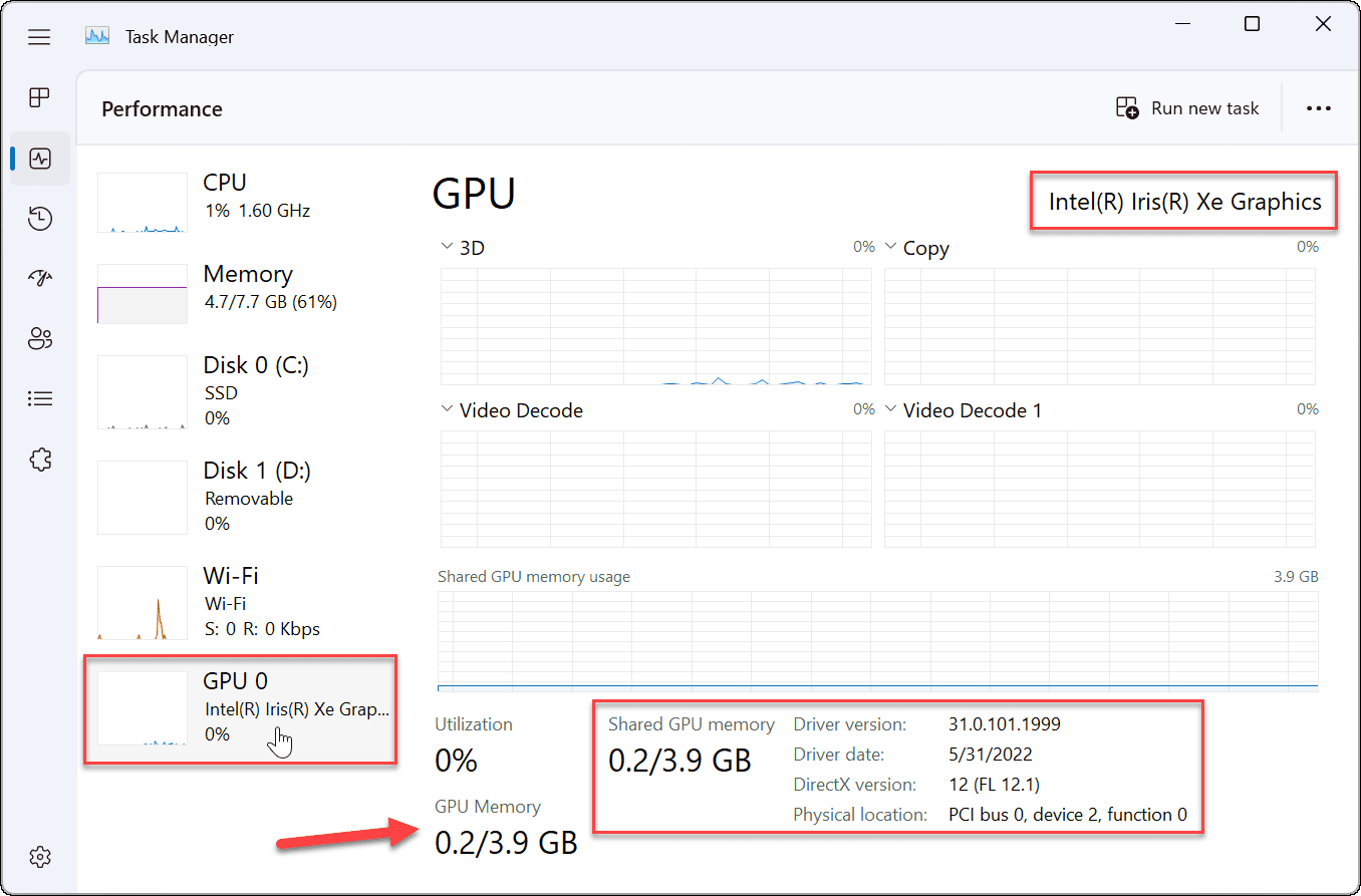 如何在 Windows 11 上查看您的显卡信息