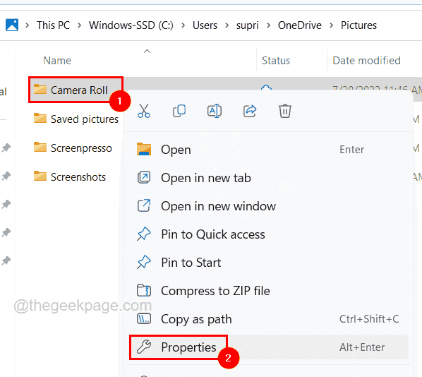 如何修复Windows 11中缺少相机胶卷文件夹