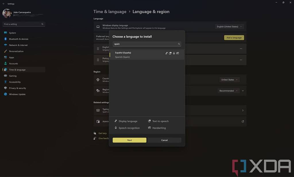 在Windows 11电脑上安装新语言的步骤
