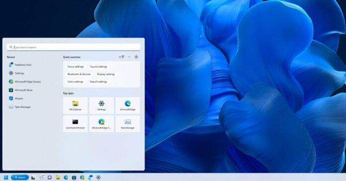 微软考虑修复Windows 11中的巨型搜索栏问题