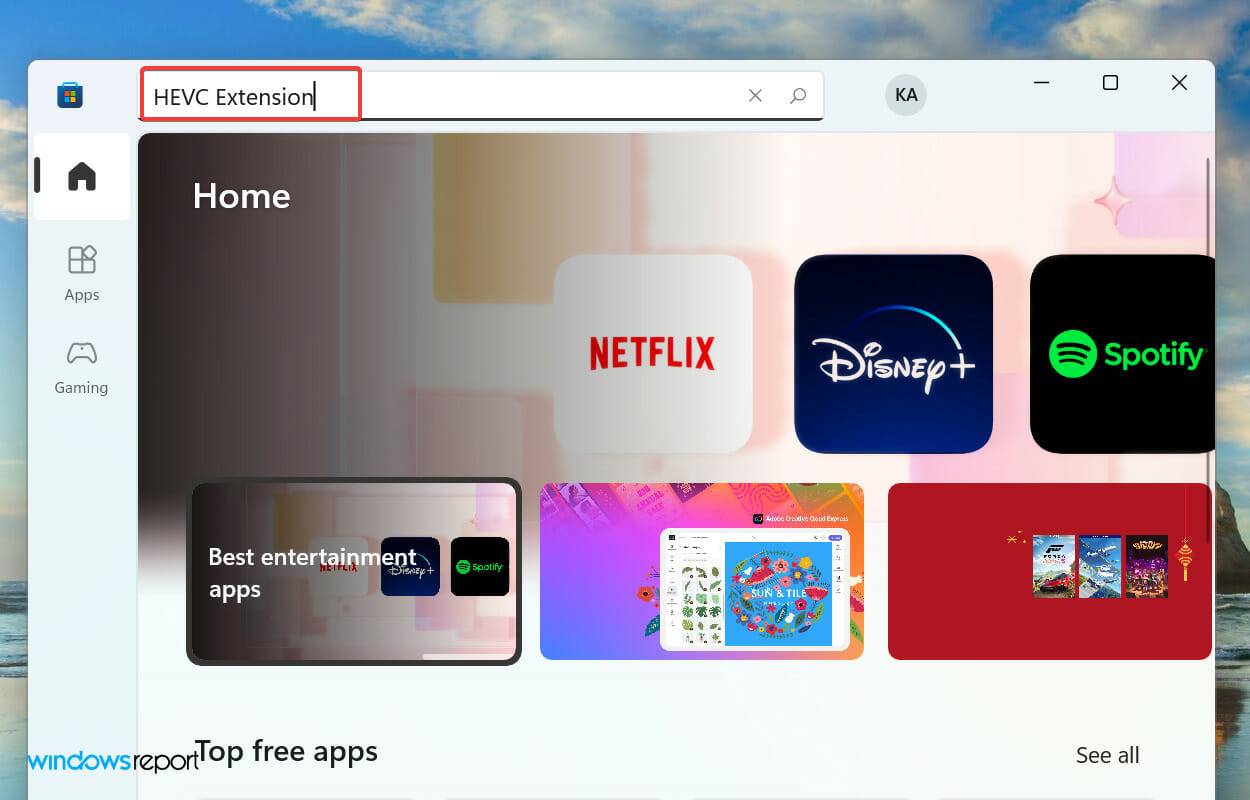 如何在 Windows 11 中安装 HEVC 扩展