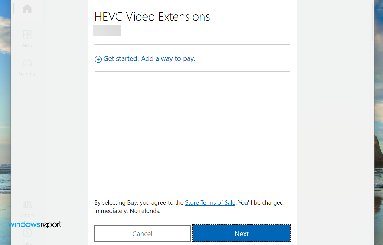 如何在 Windows 11 中安装 HEVC 扩展