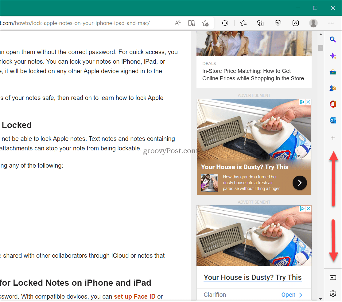 如何禁用 Microsoft Edge 的侧边栏？