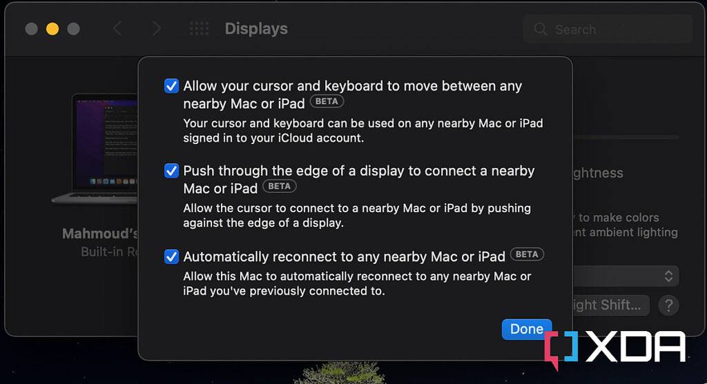 如何在您的 Mac 上使用 Universal Control?
