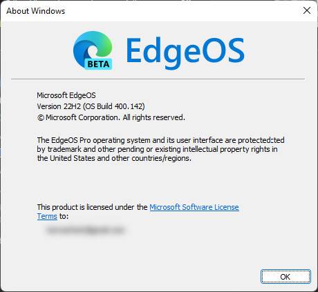 关于Windows 11的“EdgeOS”假截图与现实的相似性探讨