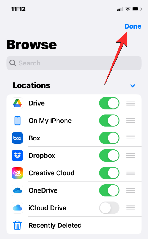 在iPhone文件应用程序中添加Google Drive、OneDrive和DropBox的方法