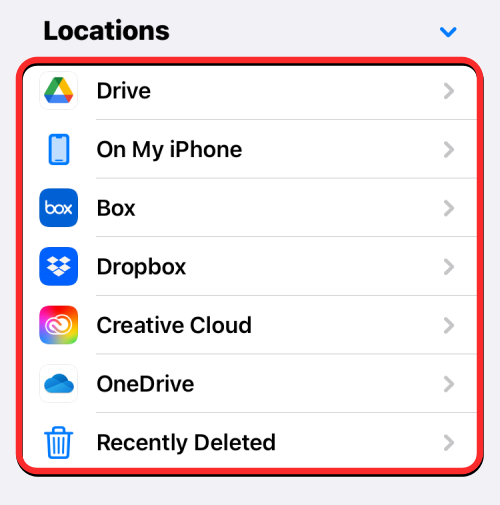 在iPhone文件应用程序中添加Google Drive、OneDrive和DropBox的方法