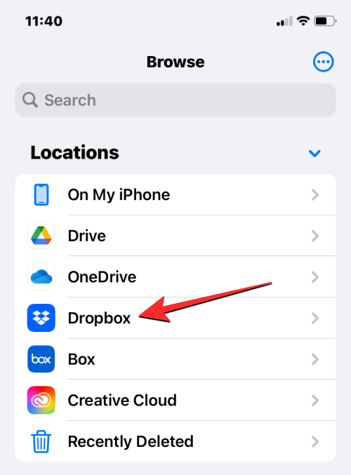 在iPhone文件应用程序中添加Google Drive、OneDrive和DropBox的方法