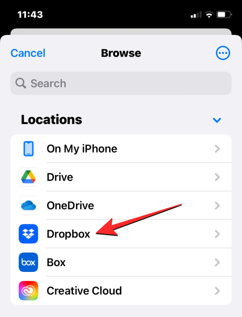 在iPhone文件应用程序中添加Google Drive、OneDrive和DropBox的方法