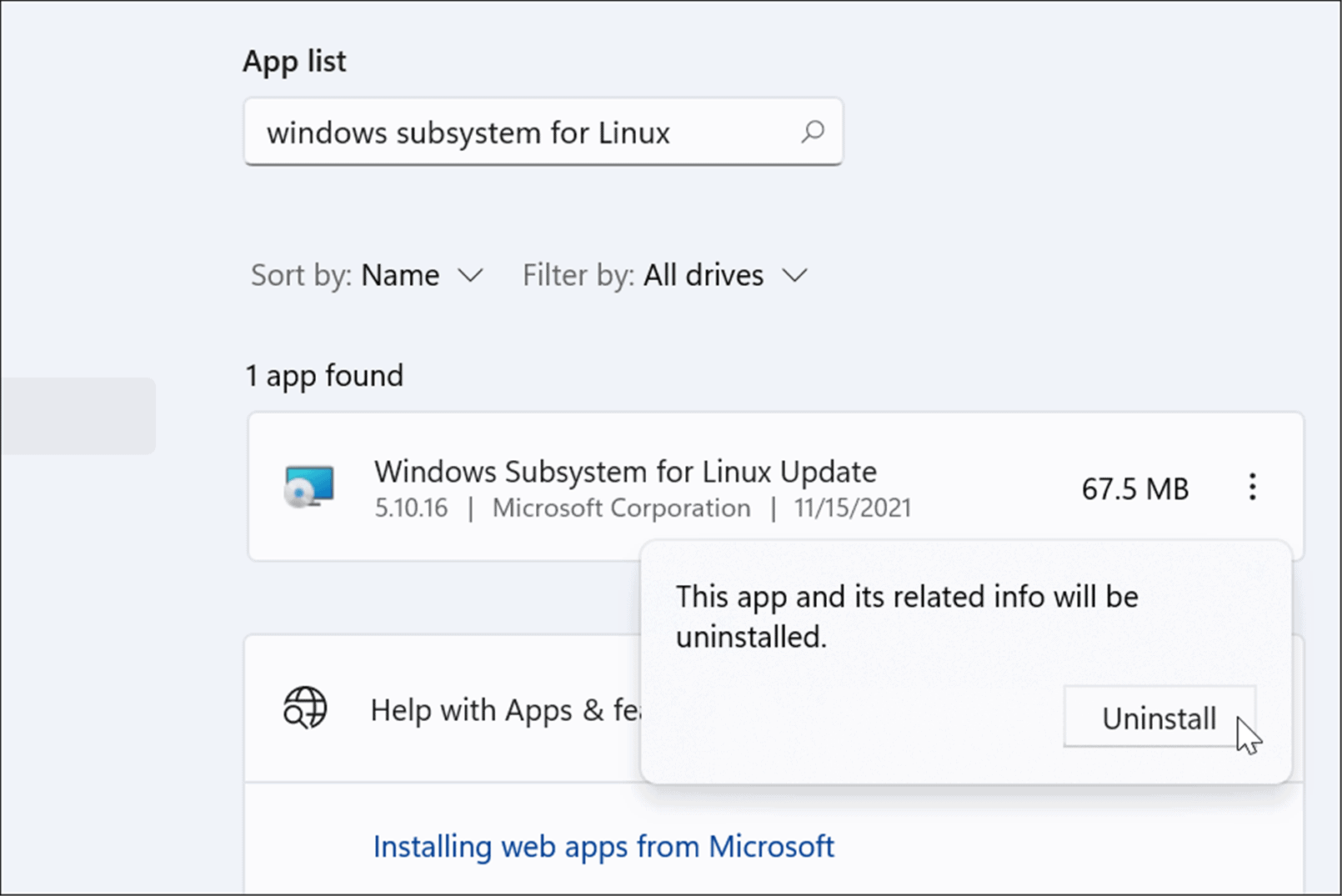 如何从 Windows 11 卸载 Linux