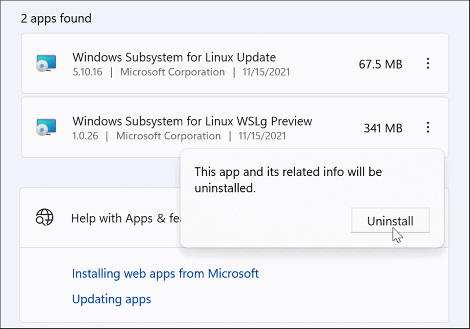 如何从 Windows 11 卸载 Linux