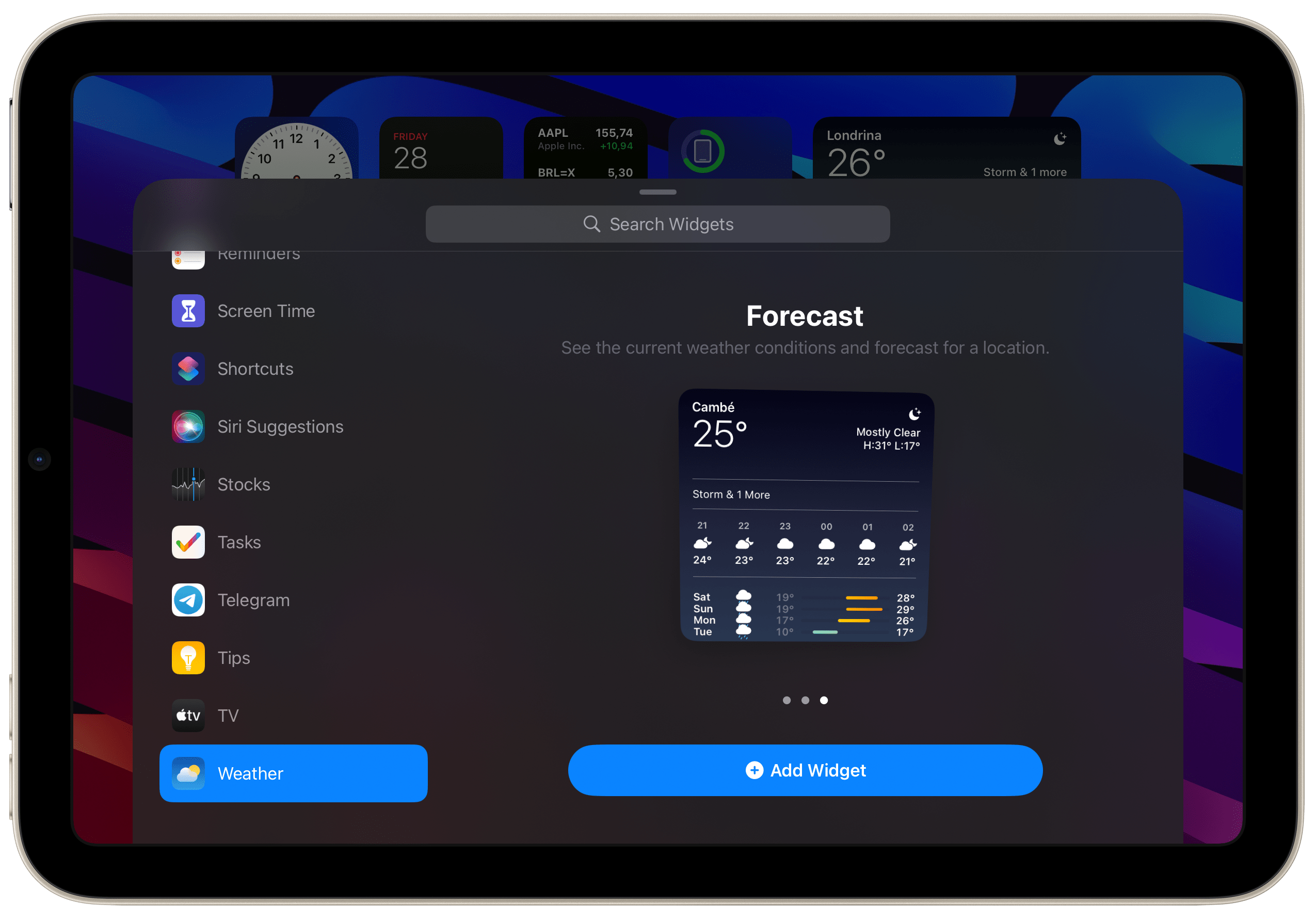 使用全新的iPadOS 16天气应用程序的全部功能说明