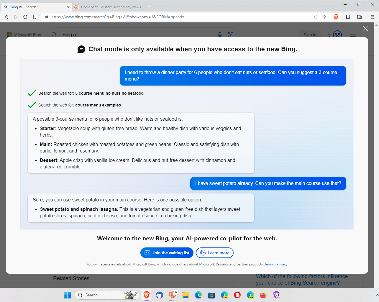 微软向所有用户开放 Bing Chat 访问权限