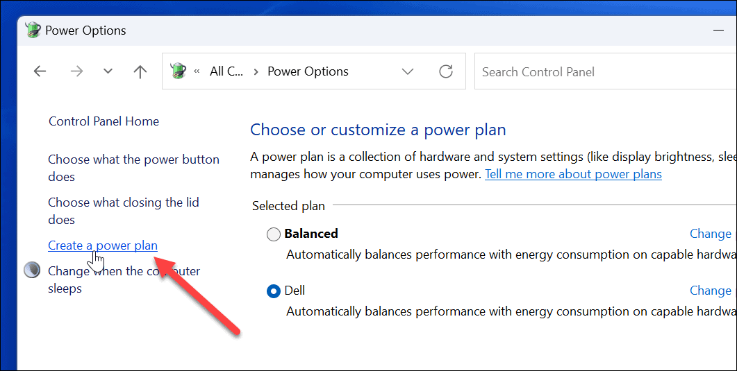 如何在 Windows 11 中设置自定义电源计划？
