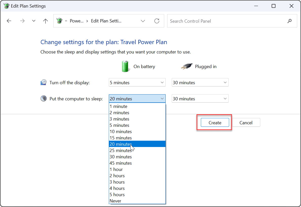 如何在 Windows 11 中设置自定义电源计划？