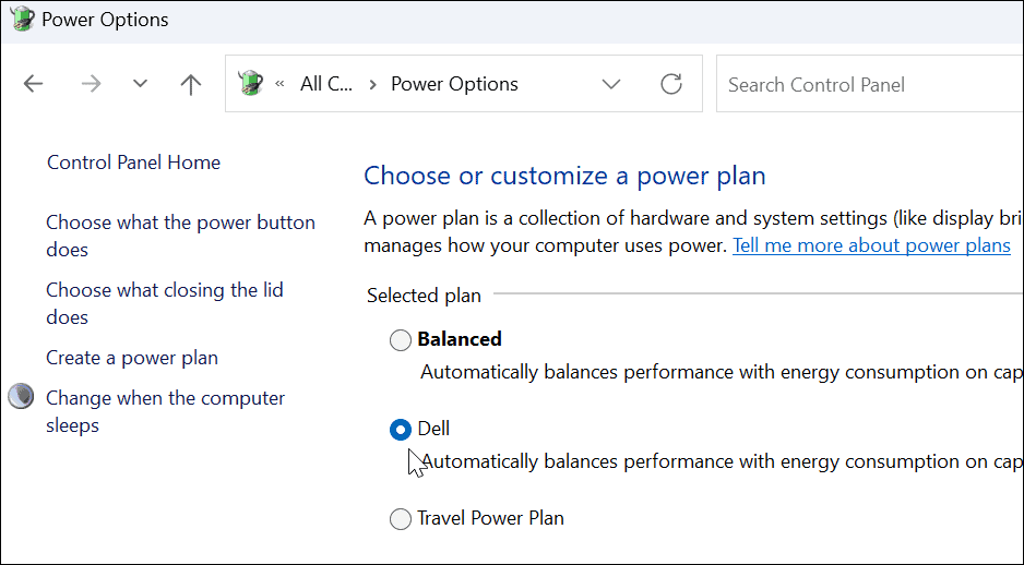 如何在 Windows 11 中设置自定义电源计划？