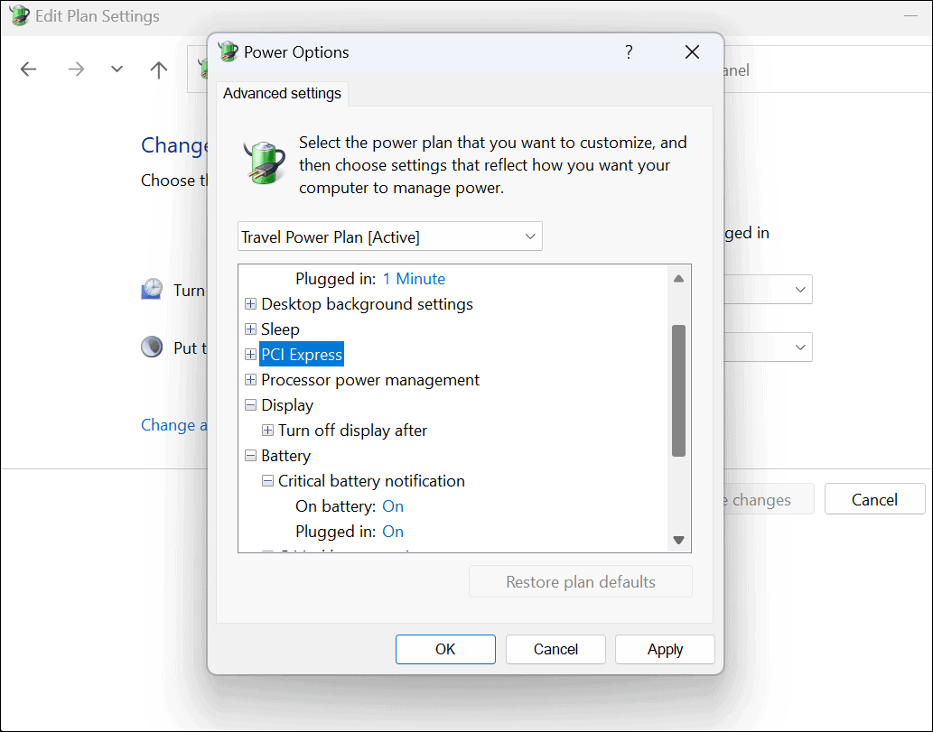 如何在 Windows 11 中设置自定义电源计划？