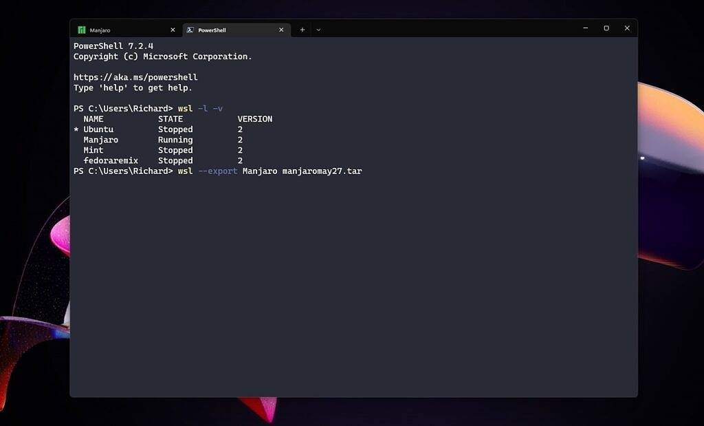 Linux子系统备份和恢复：适用于 Windows Subsystem for Linux (WSL)