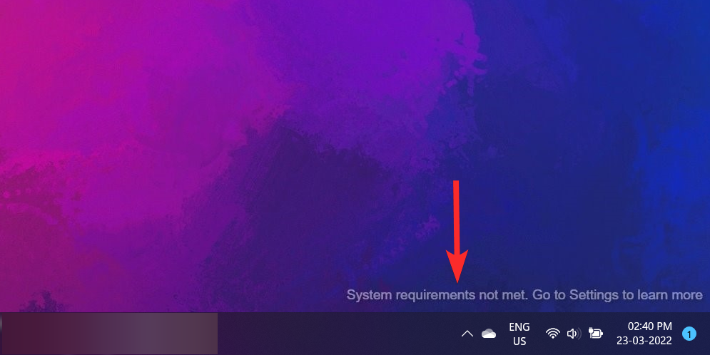 如何去除Windows 11上的“未满足系统要求”水印