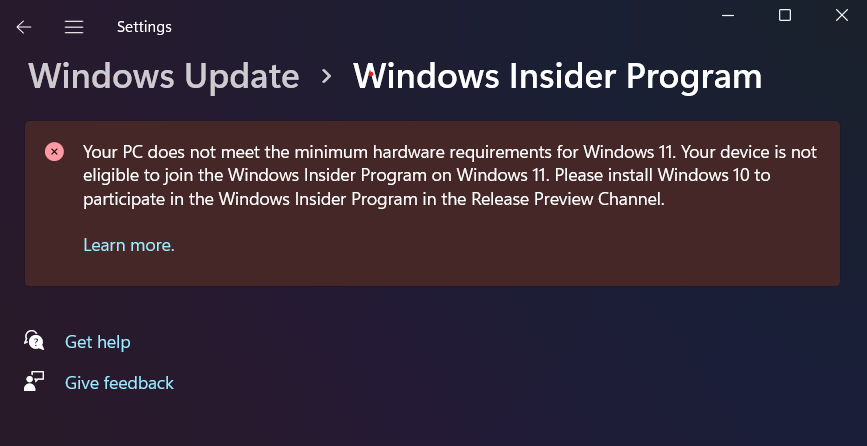 如何去除Windows 11上的“未满足系统要求”水印