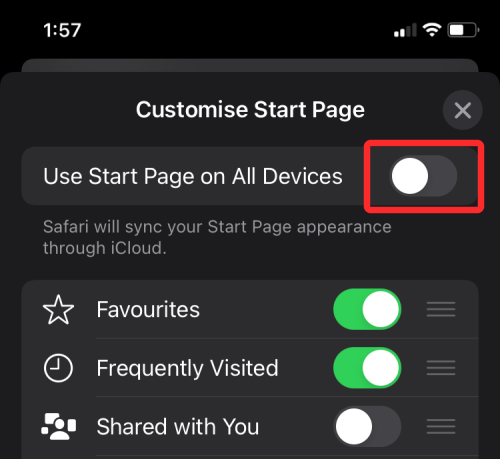 iOS 15 中如何关闭或删除Safari中的“与我共享”