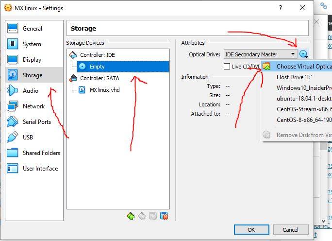 在 VirtualBox 虚拟机中安装 MX Linux 的步骤