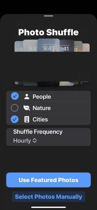 如何在 iPhone 上将锁屏壁纸设置为随机播放?