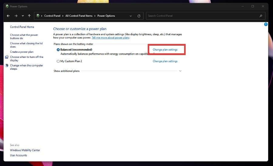 如何更改 Windows 11 上的盖子关闭操作