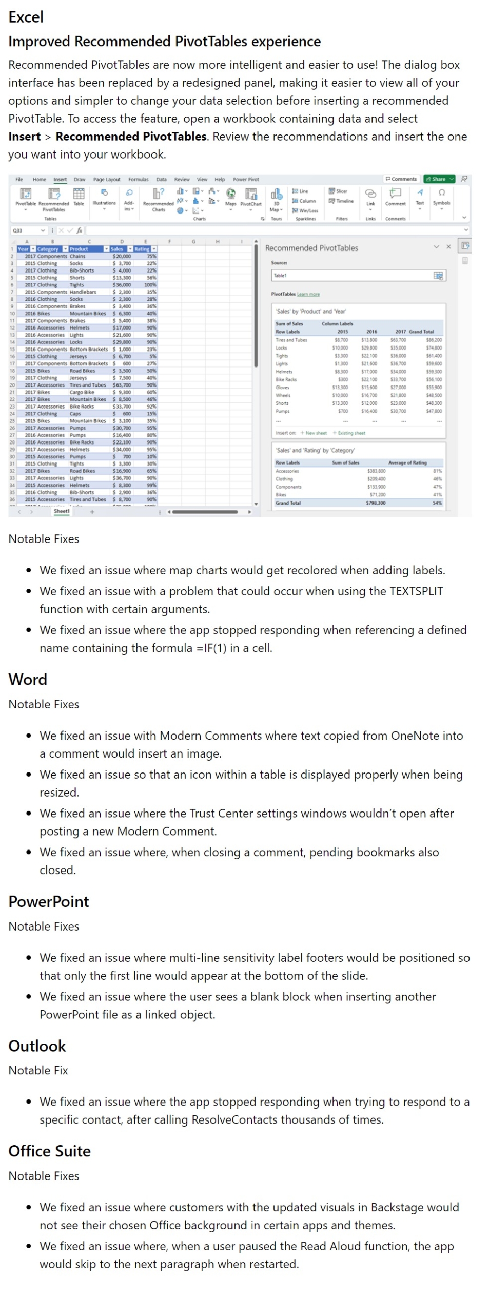 微软发布 Office 版本 2205 (内部版本 15209.20000) 给 Windows 用户