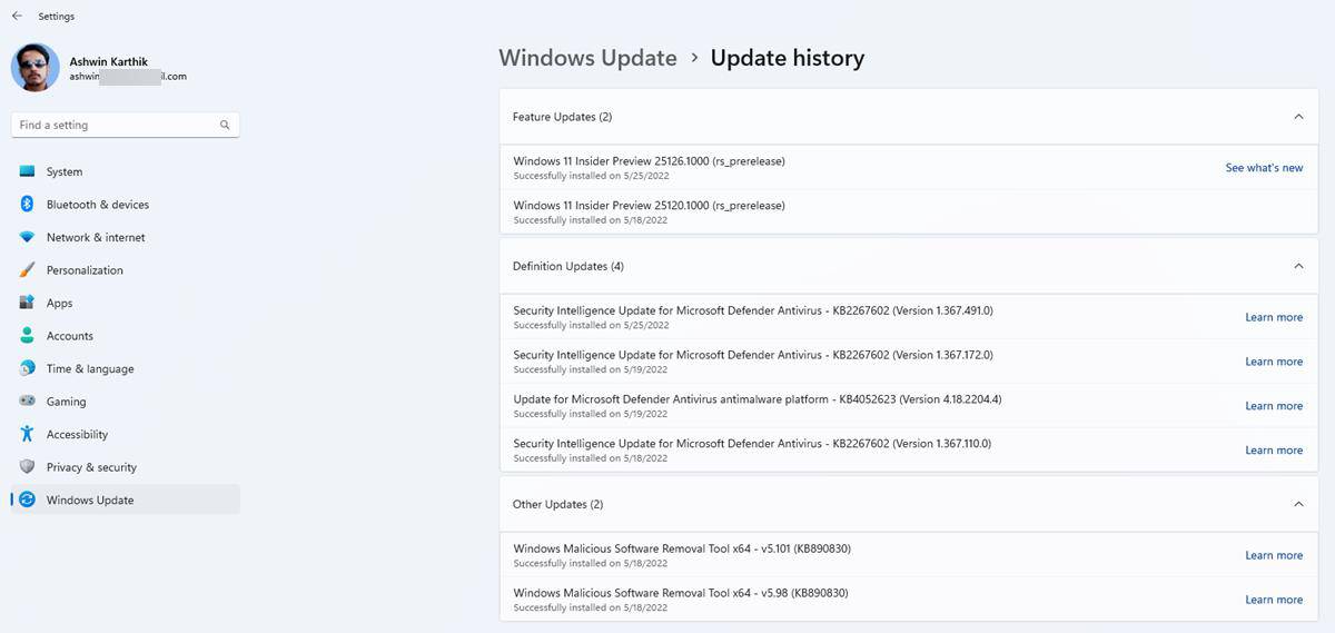 Windows 11 Insider Preview Build 25126 可以从“设置”应用程序访问Microsoft Office 产品的永久许可证