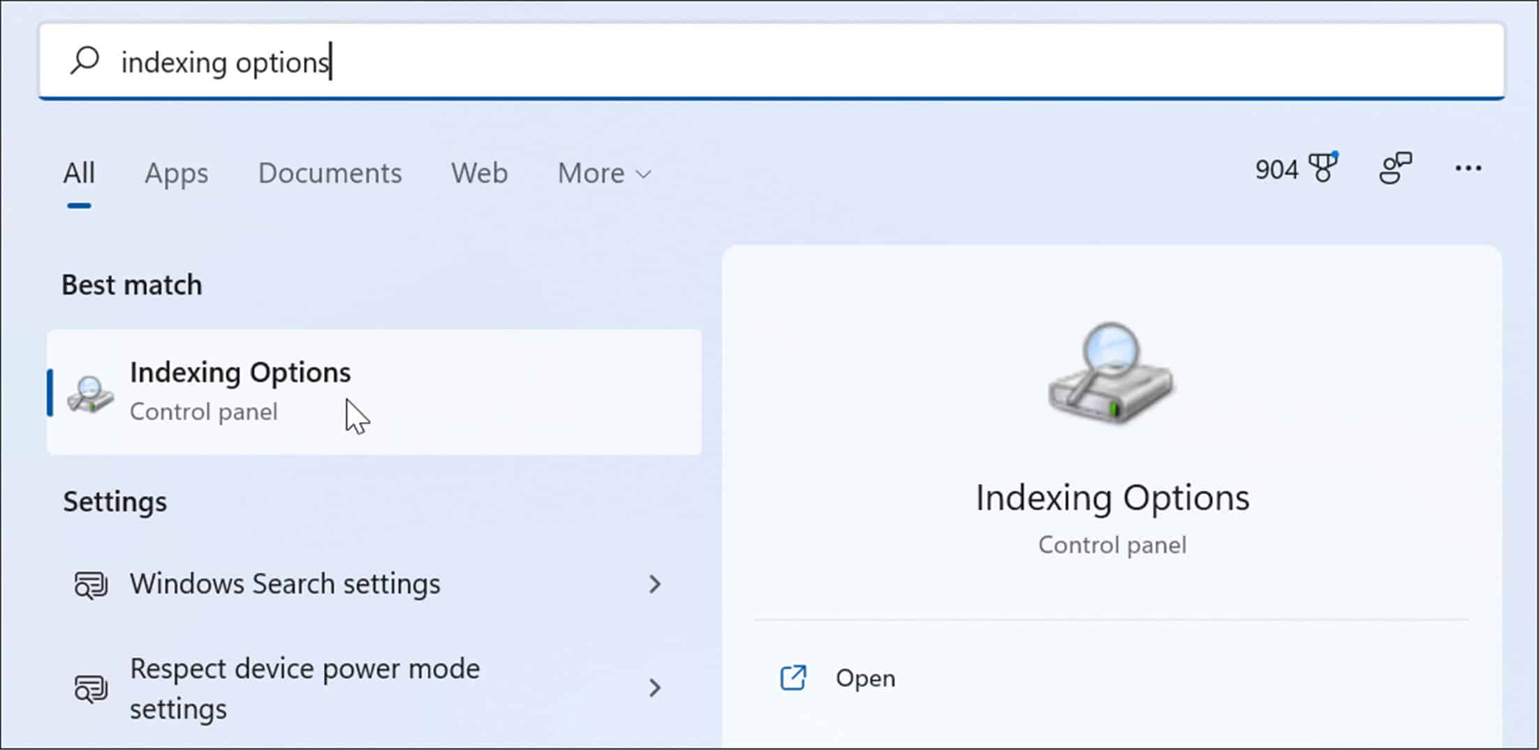 如何在 Windows 11 上从搜索中隐藏文件和文件夹