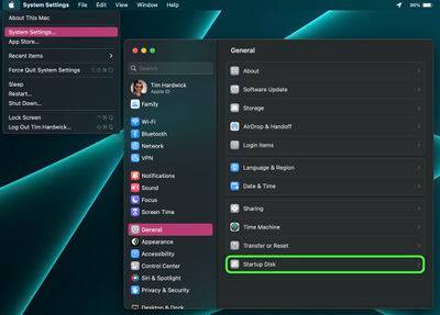 如何在 Mac 上更改启动磁盘